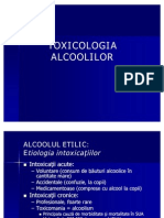 TOXICOLOGIA ALCOOLILOR