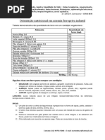 Orientação Nutricional em Anemia infantil