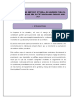 Anexo 06 Contenidos Minimos Del Informe Del Diagnóstico Del Servicio Integral de Limpieza Pública
