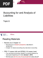 ACCT201 Handout (Topic 6) - Liabilities