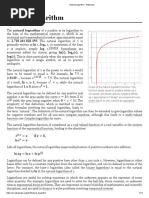 Natural Logarithm: 2.718 281 828 459 LNX Log X Log X LN (X) Log (X) Log (X)