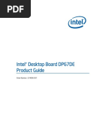 Intel® Desktop Board DP67DE Product Guide: Order Number: G14696-001