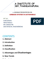 Airbags System in Automobile