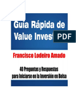Francisco Lodeiro Amado - Guía Rápida de Value Investing