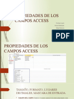 Propiedades de Los Campos Access