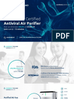 World's First Certified: Antiviral Air Purifier