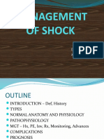 Management of Shock: DR Awoyale R.A 26th June, 2009