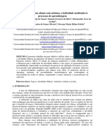 Leitura e Escrita em Alunos Com Autismo