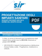 Progettazione Degli Impianti Sanitari Requisiti Secondo Uni 9182 e Norme Del Gruppo en 806