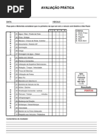 AVALIAÇÃO PRÁTICA MOTORISTA