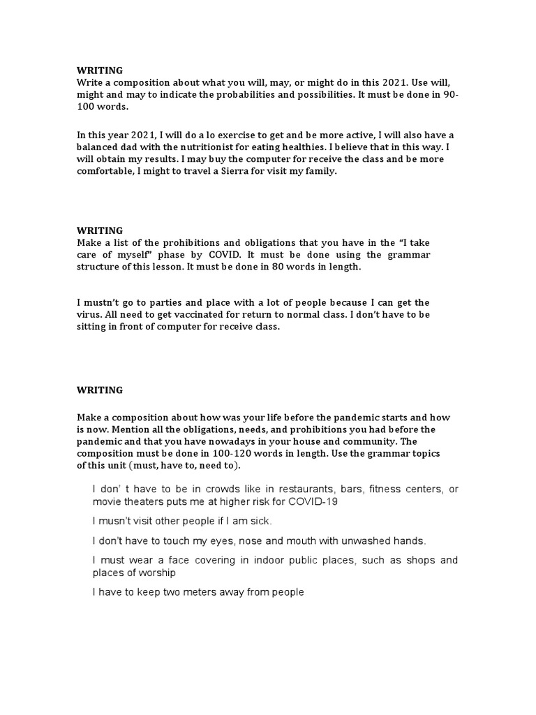 Writing | PDF | Career & Growth | Social Science