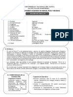 Silabo Competencia. Fisica Iv 2021-I