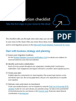 Cloud Migration Checklist: Take The First Steps in Your Move To The Cloud
