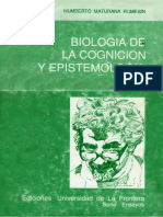 Biología de La Cognición y Epistemología