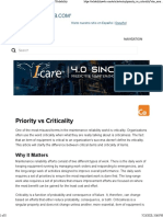 Priority vs Criticality