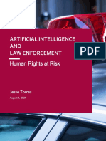 Artificial Intelligence and Law Enforcement: Human Rights at Risk