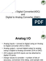 Analog To Digital Converter (ADC) and Digital To Analog Converter (DAC)