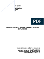 BPM en La Industria Alimenticia