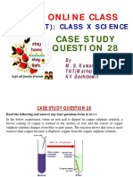 Science X Case Study Question 22