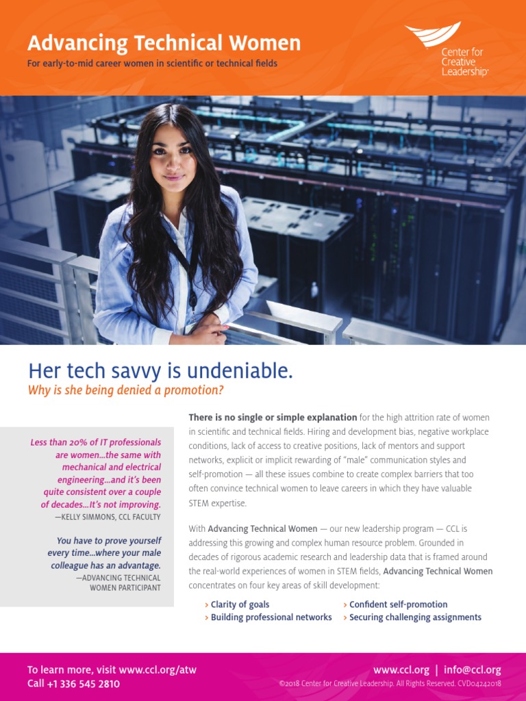 Advancing Technical Women: Her Tech Savvy Is Undeniable | PDF ...