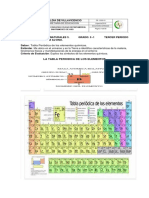 Tabla de Los Elementos Quimicos