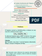 Balance de Energia Con Reacción - Exposición