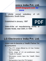 LG Electronics India Pvt. LTD.: Visit For More