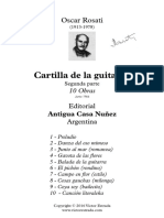 Oscar Rosati - Cartilla de la guitarra segunda parte, 10 obras - 1. Preludio