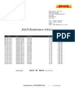 BACS Remittance Advice