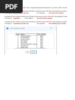 Assignment 2 - CH 2 - Organizing Data