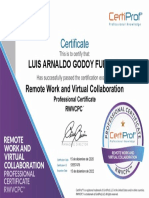 Remote Work and Virtual Collaboration Professional Certificate (RWVCPC)