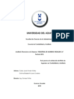 Caso Practico de Auditoria Financiera