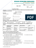 Closeup2 - Final Test - Unit 1 - 5 - g9.2