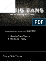 The BIG BANG and the History of Elements