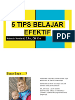 Tips Belajar Efektif