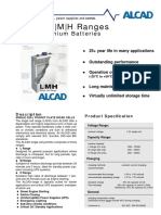 ALCAD L - M - H Ranges: Nickel Cadmium Batteries