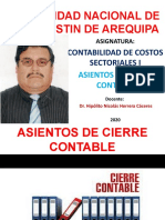 Asientos de Cierre Contable