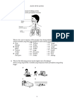 Diagram Shows The Human Breathing System.: Answer All The Question