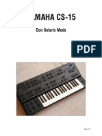 Yamaha Cs-15: Don Solaris Mods
