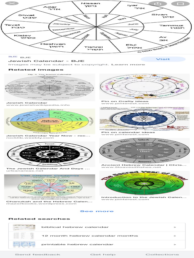 Hebrew Months in Order - Google Search | PDF | Hebrew Calendar | Jewish  Behaviour And Experience