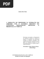 A MEDIAÇÃO DO PROFESSOR NA INTERAÇÃO DO