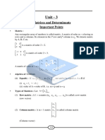 Matrices & Determinants