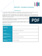 ISO 90012015 & ISO 140012015 – Checklist de Transición.