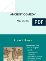 Ancient Comedy: and Satire