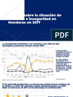 Análisis Sobre La Situación de Violencia e Inseguridad en Honduras 2017