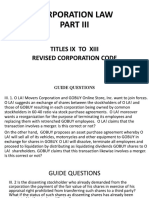 Review Guide Corp Law Part III