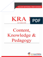 Content, Knowledge & Pedagogy