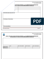 CB To Fill Up Items 1,2 & 4 and Col 3 of The Checklist NABCB AT To Fill The Rest