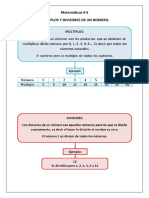 Matemáticas # 6