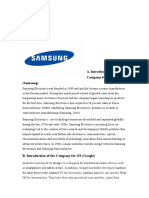A. Introduction of The Company For Device (Samsung)